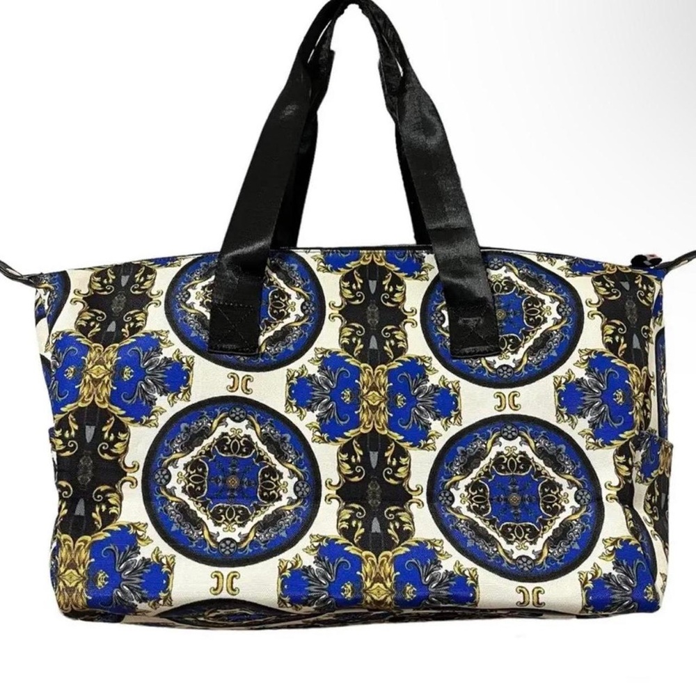 Alice + Olivia Black and Blue Tote Bag